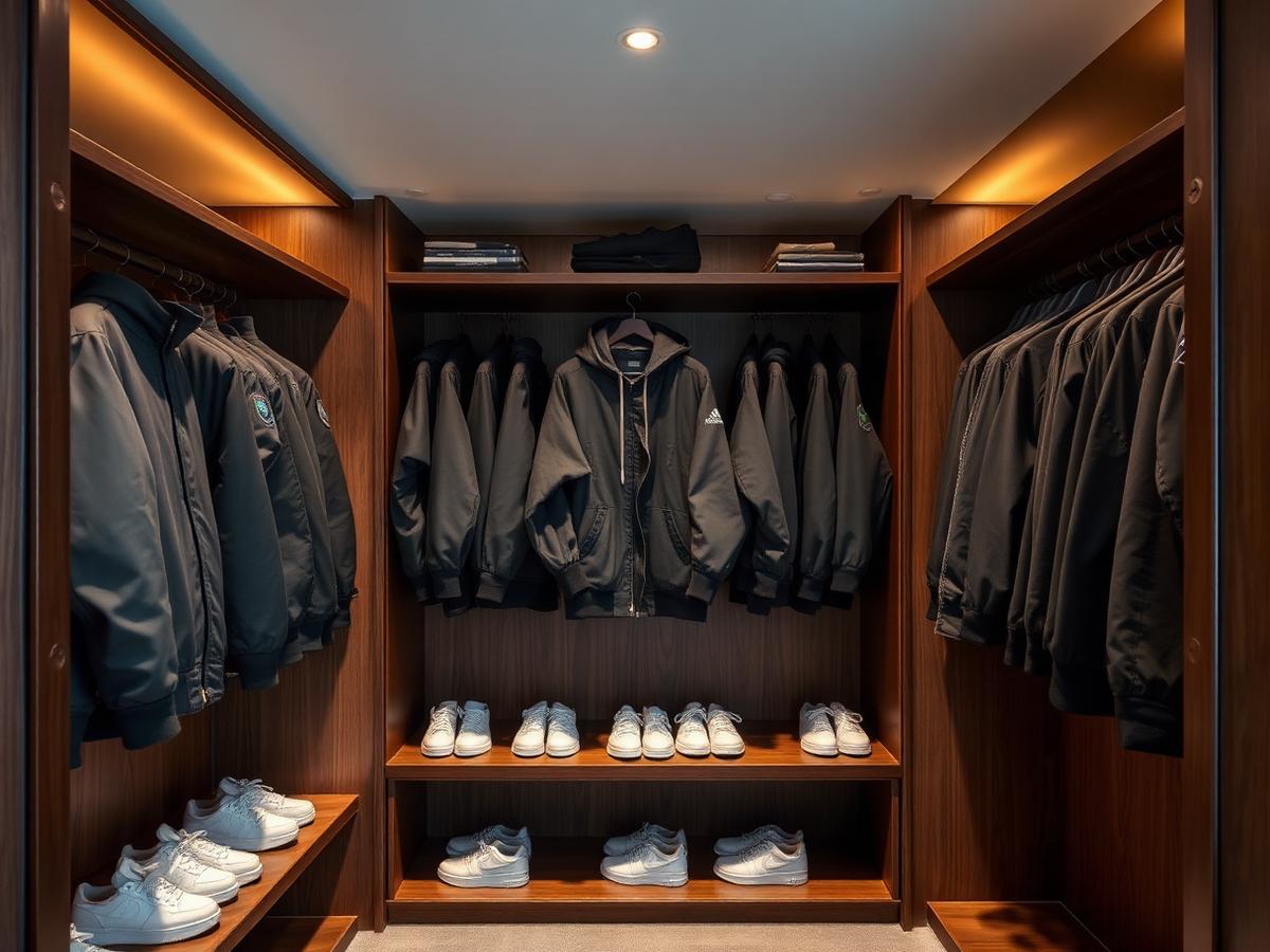 Curated luxury wardrobe