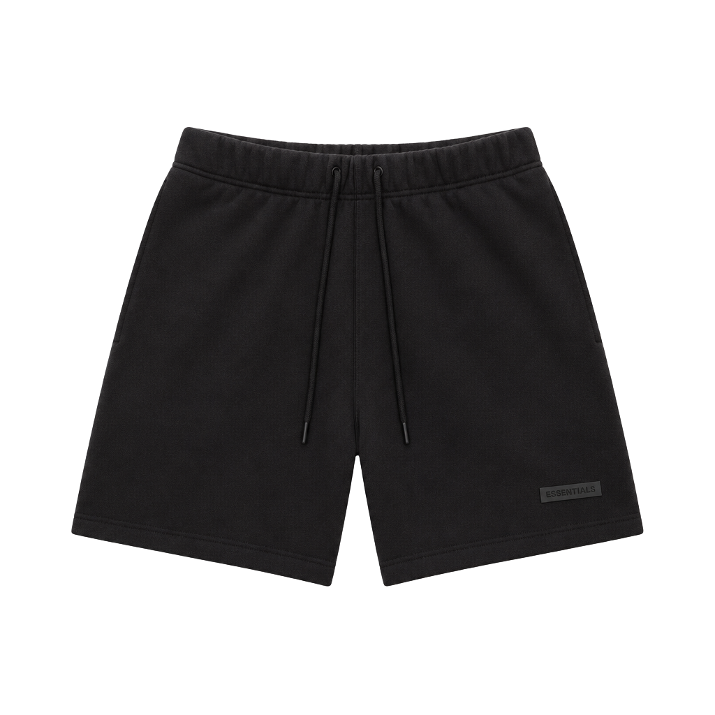 Fleece Shorts — Black